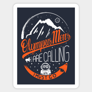 Olympus Mons Are Calling - Explore Mars Sticker